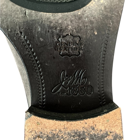 Johnson and Murphy Suede and Leather Oxford Shoes men Size 11.5 Grey and Black - Picture 2 of 5